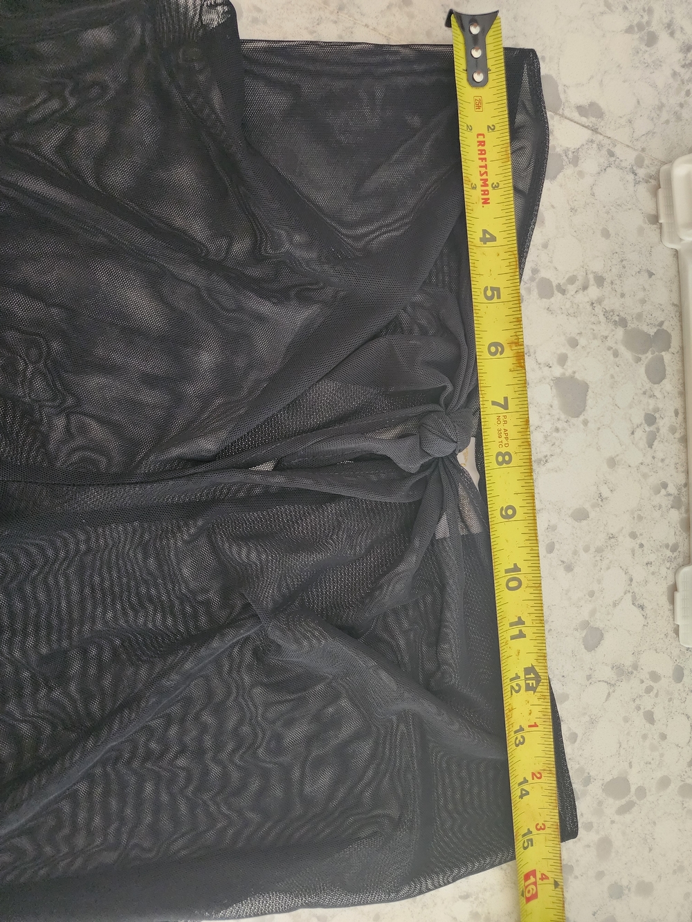 Women’s Black Sheer Mesh Pants - Picture 4 of 5